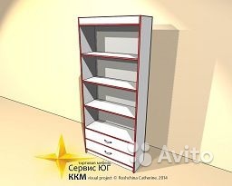Витрины, прилавки и шкафы для торговли